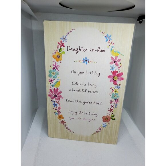American Greetings Daughter-In-Law Happy Birthday Greeting Card (No Envelope) - Picture 5 of 11